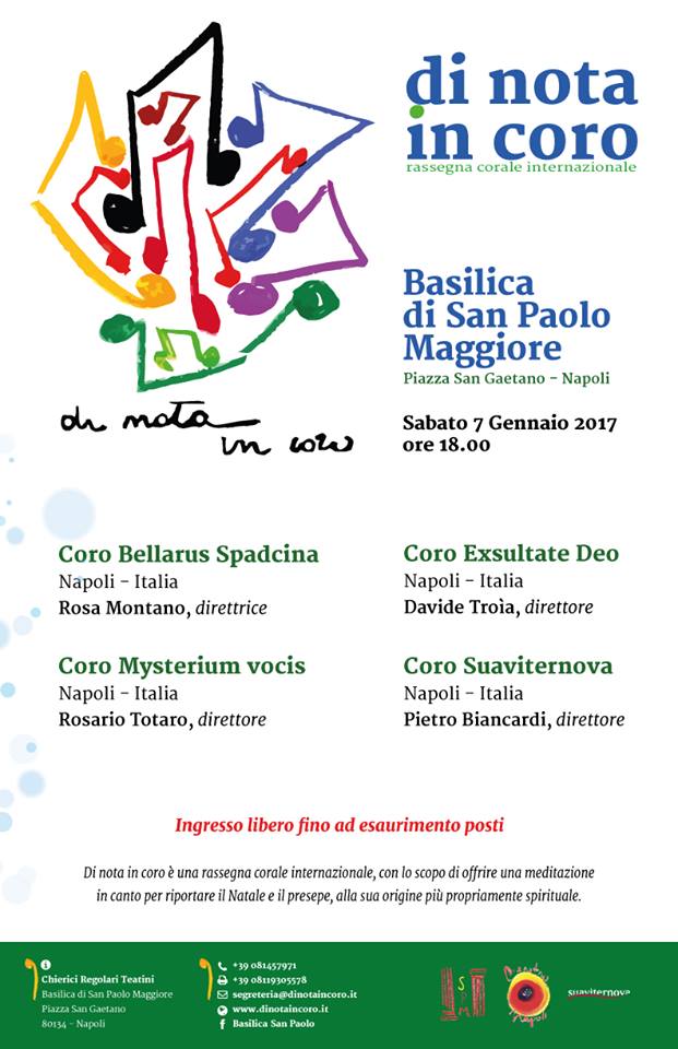 Di nota in coro – 07/01/2017